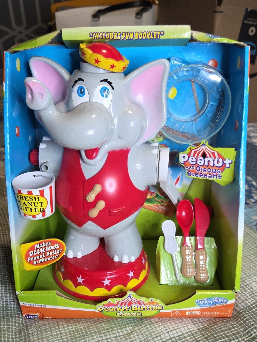 Tasty Bites Peanut Butter Maker- Red & Gray